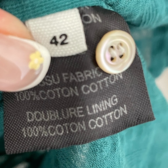 Isabel marant Etoile green top linen - Picture 3 of 4